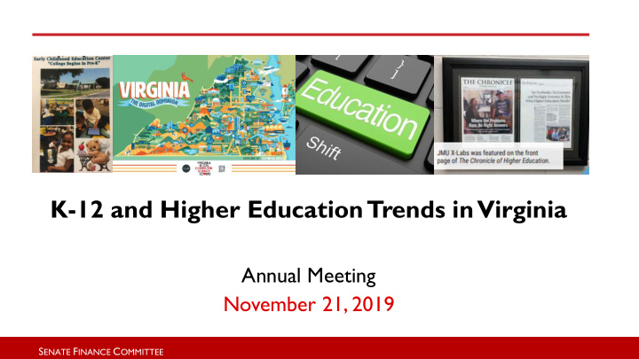k 12 and higher education trends in virginia