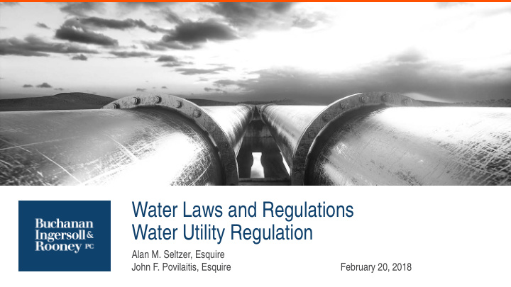 water laws and regulations water utility regulation