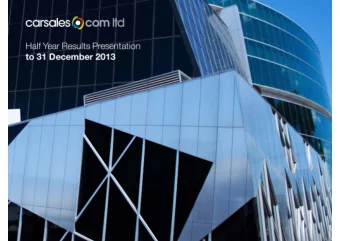 Organisational Structure  Performance Update  Operational Overview  Operational  Automotive dealer