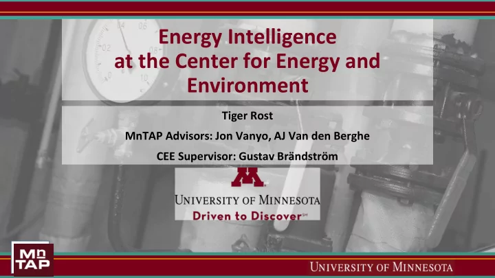 energy intelligence
