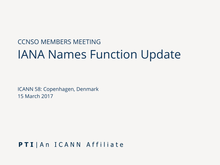 iana names function update