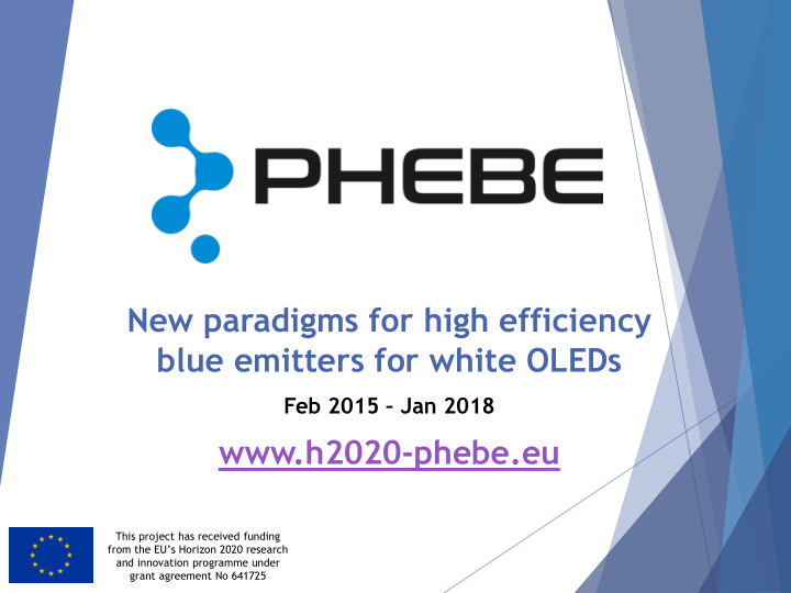 blue emitters for white oleds