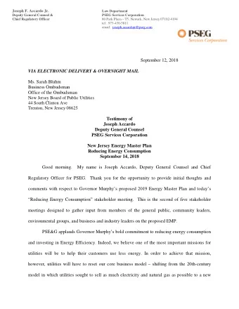 September 12, 2018  VIA ELECTRONIC DELIVERY &amp; OVERNIGHT MAIL  Ms. Sarah Bluhm  Business