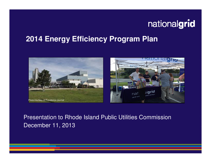 2014 energy efficiency program plan
