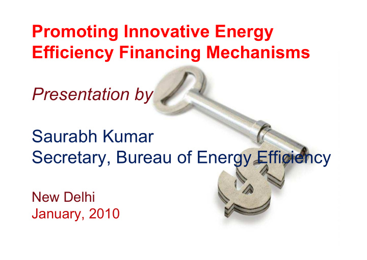 promoting innovative energy efficiency financing