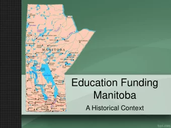Education Funding Manitoba  A Historical Context  CBC News  Review has potential to 'completely