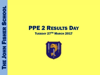 x  10  30  50  70  90  110  130  150 T HE J OHN F ISHER S CHOOL C HANGING G RADE B OUNDARIES  x  10