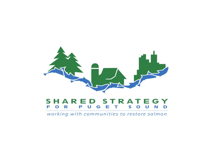 what is the shared strategy for puget sound