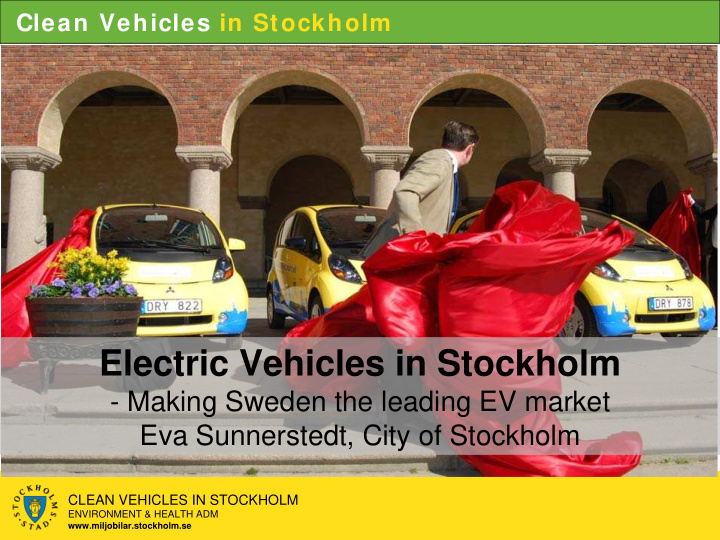electric vehicles in stockholm