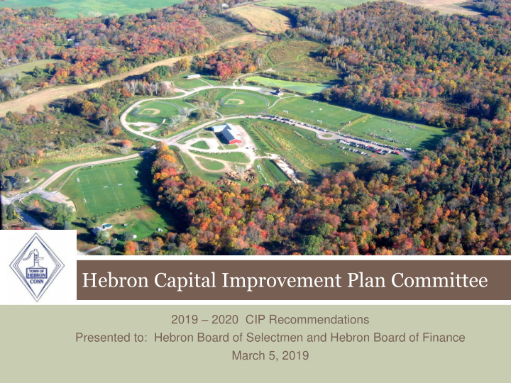 hebron capital improvement plan committee