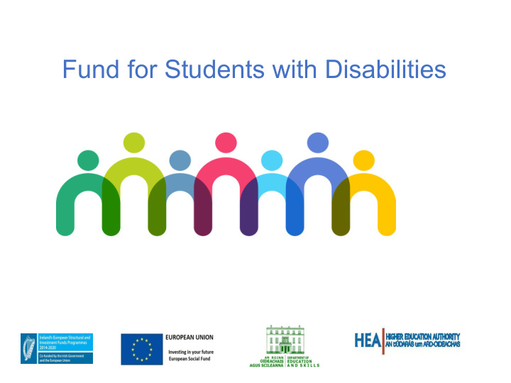 fund for students with disabilities what is the fund for