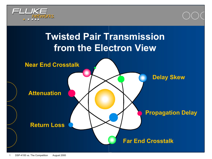 twisted pair transmission from the electron view