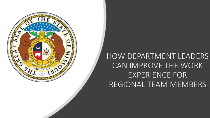 how department leaders can improve the work experience