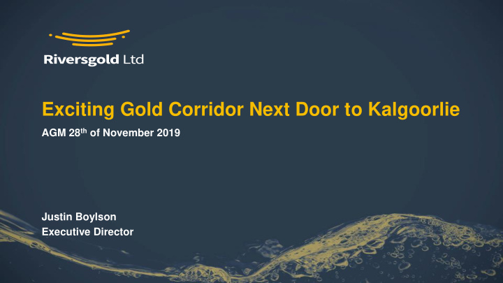 exciting gold corridor next door to kalgoorlie