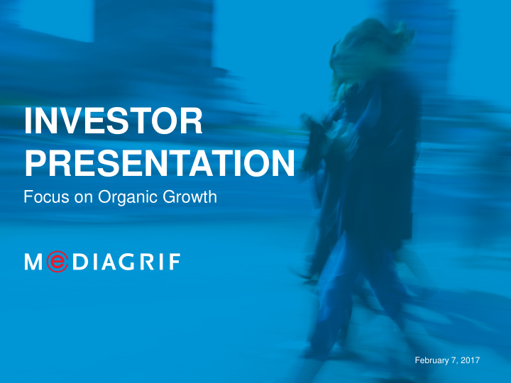 investor presentation