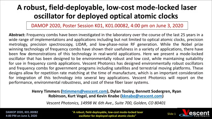 oscillator for deployed optical atomic clocks