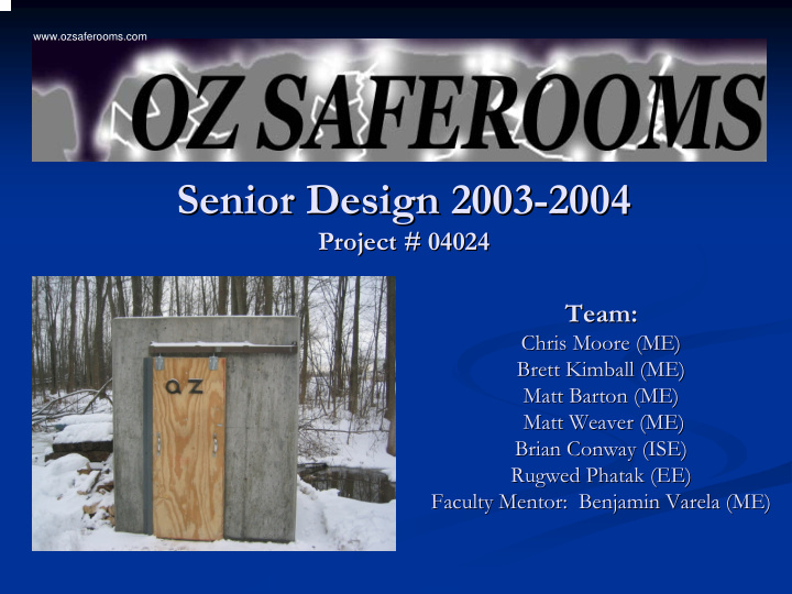 senior design 2003 2004 2004 senior design 2003