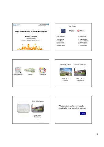 1  What treatments are available for  How does this compare to people people who have set