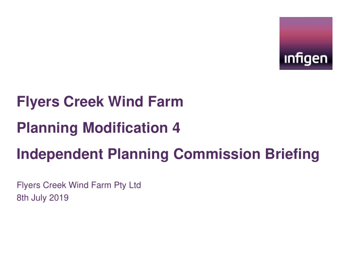 flyers creek wind farm planning modification 4