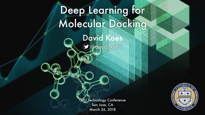 deep learning for molecular docking