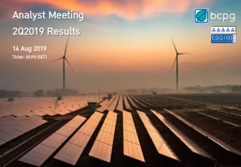 j  Ag  Agen  enda  da  BCPG strategic directions  Portfolio &amp; Projects in pipelines