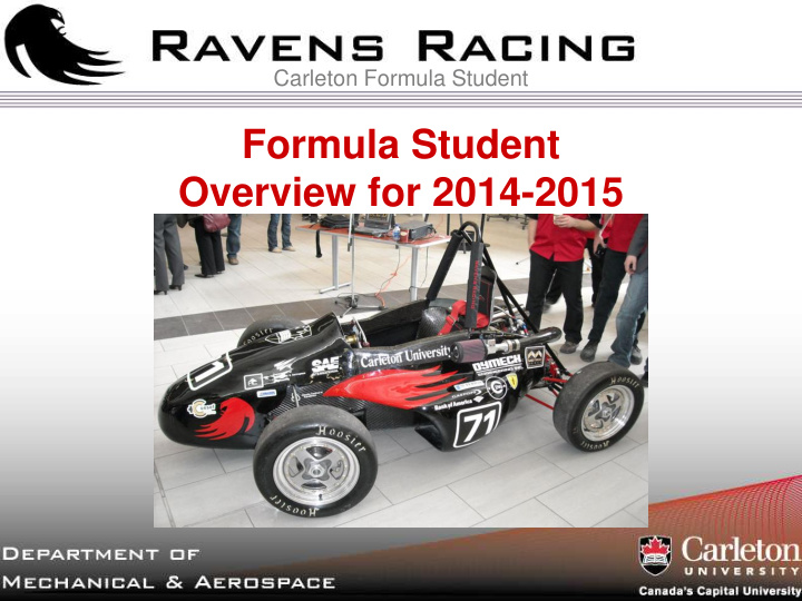 formula student overview for 2014 2015