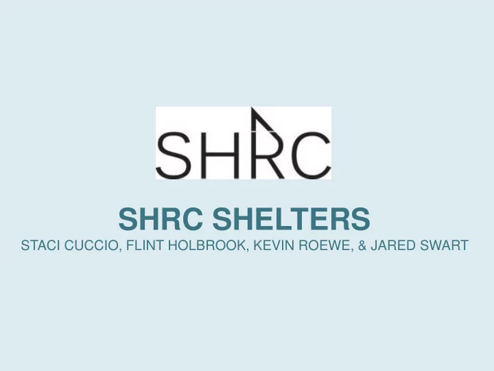 shrc shelters