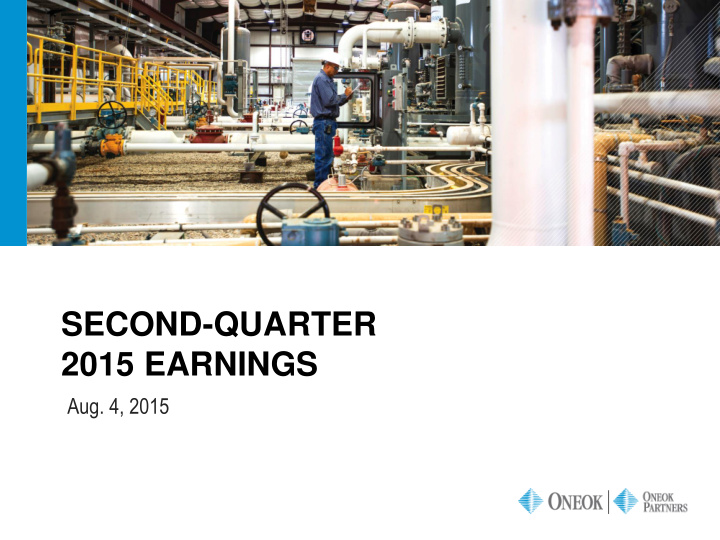 second quarter 2015 earnings