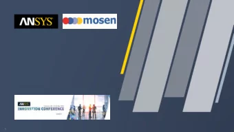 Date and City  1 MoJet Tunnel Ventilation  Testing and CFD Analysis  Dr Fathi Tarada  Managing