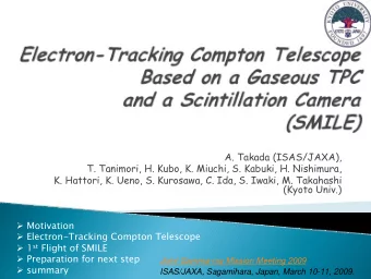 A. Takada (ISAS/JAXA),  T. Tanimori, H. Kubo, K. Miuchi, S. Kabuki, H. Nishimura,  K. Hattori, K.