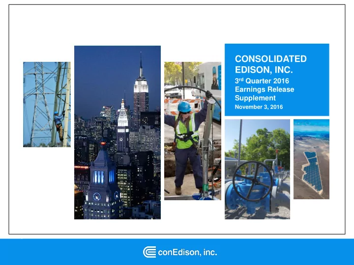 consolidated edison inc