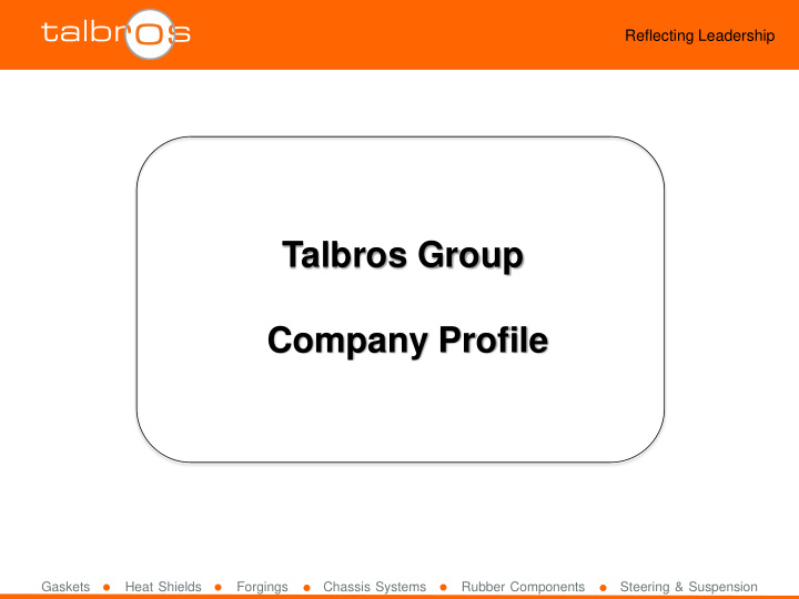talbros group
