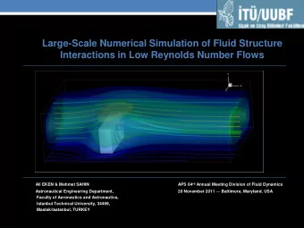 Large-Scale Numerical Simulation of Fluid Structure  Interactions in Low Reynolds Number Flows APS