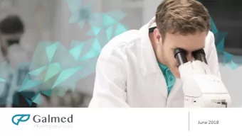 June 2018  Safe Harbor and Disclaimer Statement  Galmed Pharmaceuticals Ltd. (the Company)