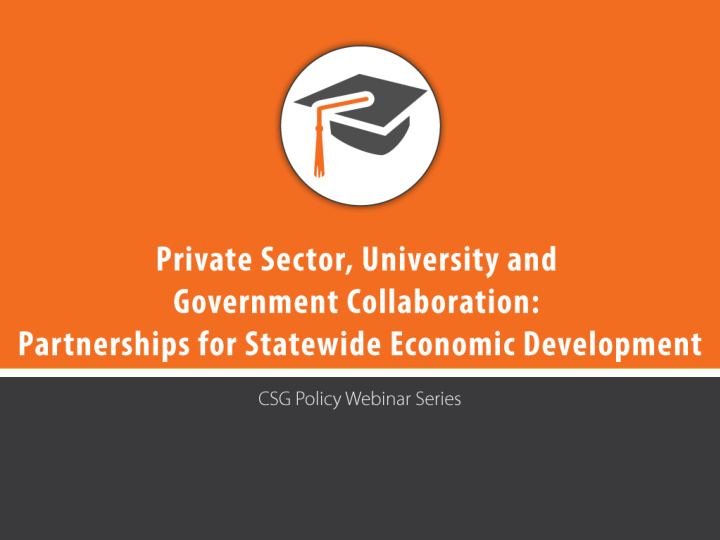 overview industry university government partnerships and