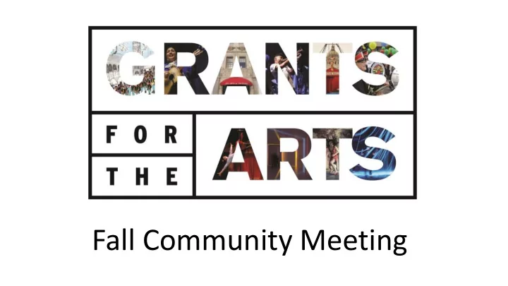 fall community meeting welcome matthew goudeau
