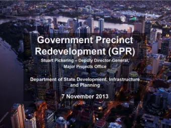 Project Vision and Objectives  Vision  A unique and vibrant CBD precinct, treasured by