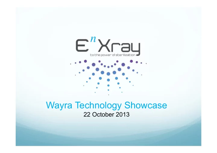 wayra technology showcase