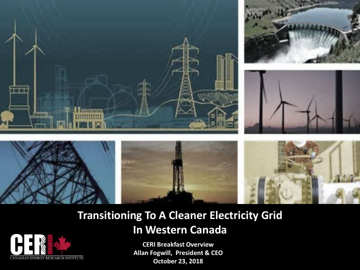 transitioning to a cleaner electricity grid in western