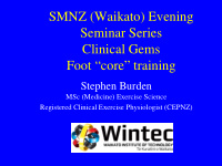 smnz waikato evening seminar series clinical gems foot