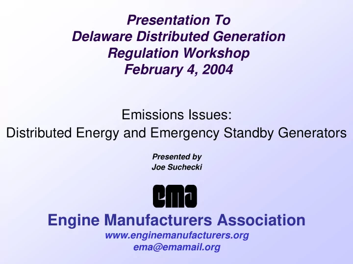 engine manufacturers association