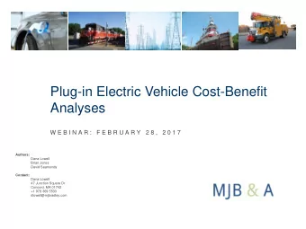 Analyses  W E B I N A R :  F E B R U A R Y  2 8 ,  2 0 1 7  Authors:  Dana Lowell  Brian Jones