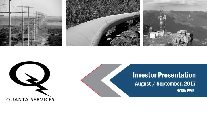 investor presentation