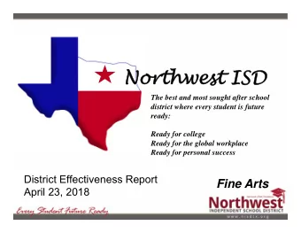 Northwest ISD  Northwest ISD  The best and most sought after school  district where every student