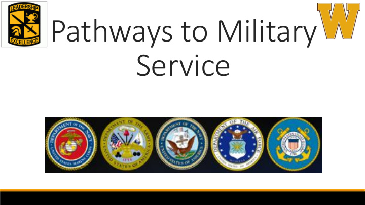 pathways to military