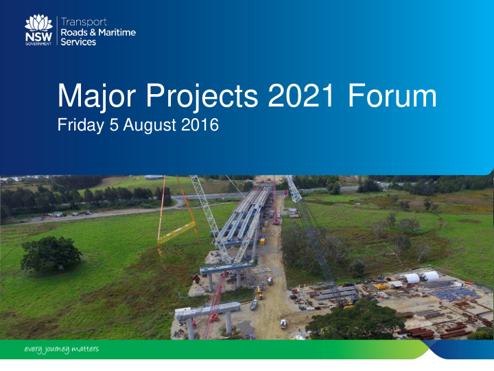 major projects 2021 forum