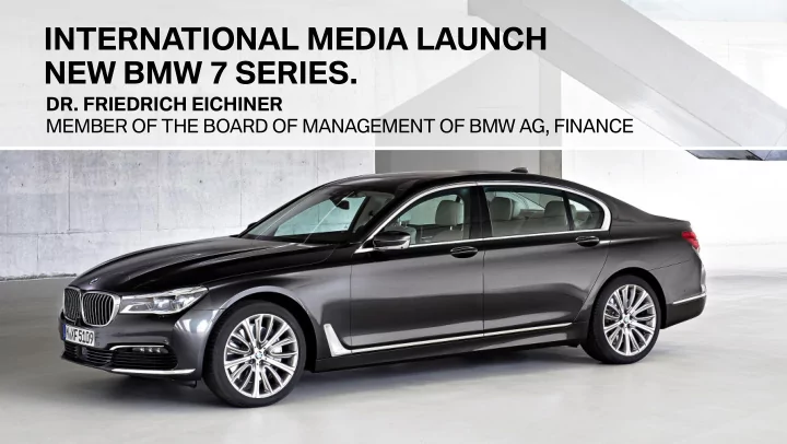 international media launch