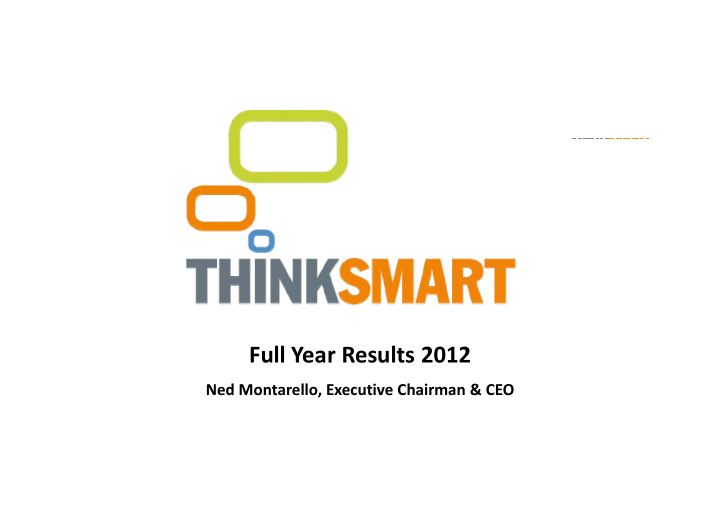 full year results 2012