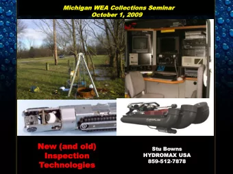 New (an  New  (and  d old)  old)  Stu Bowns  Stu B  ns  Insp  Inspec  ecti  tion  on  HYDROM  HYD