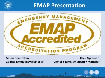 EMAP Presentation  Aaron Kenneston